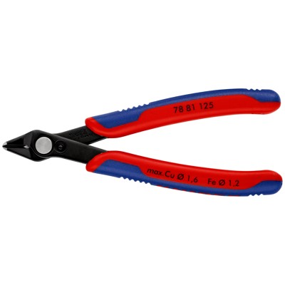 KNIPEX® - Seitenschneider Super Knips® 78 81 125 SB brüniert Mehrkomponenten 125mm