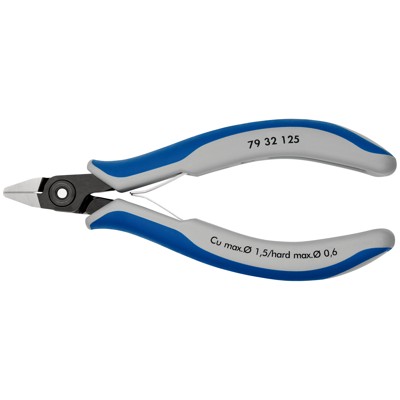 KNIPEX® - Präzisions-Elektronik-Seitenschneider 79 32 125 poliert Mehrkomp. 125mm