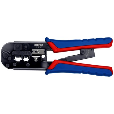 KNIPEX® - Crimpzange 97 51 10 Westernstecker brüniert MK RJ 11/12 RJ 45 190mm