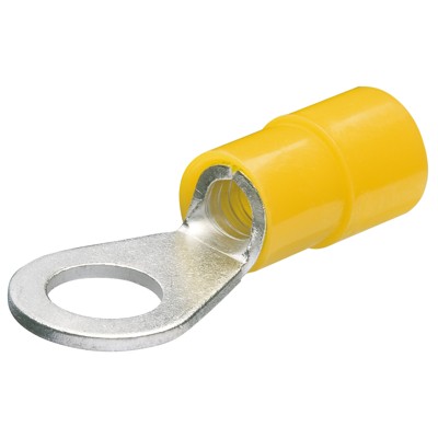 KNIPEX® - Ringkabelschuh 97 99 178 isoliert, 100 Stück, gelb Ø6mm 4-6mm²