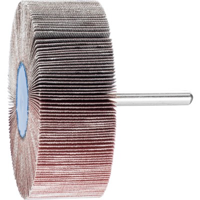 PFERD - Korund Fächerschleifer F Ø 80x30mm Schaft-Ø 6 mm A240 für Feinschliff und Finish