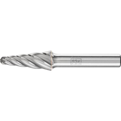 PFERD - Hartmetall Hochleistungsfrässtift ALU Rundbogen KEL Ø 12x30mm Schaft-Ø 8mm für Alu/NE Metalle