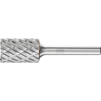 PFERD - Hartmetall Hochleistungsfrässtift STEEL Zylinder ZYAS stirnverzahnt Ø 16x25mm Schaft-Ø 6mm Stahl