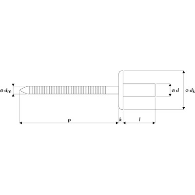 QONNECT® - Q-Sealed Dicht-/Becherniet Edelstahl A2/A1 Großkopf 3.2 X 08 X 10