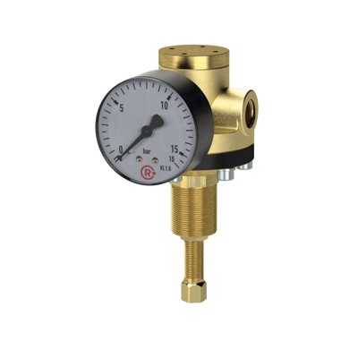 RIEGLER® - Hochdruckregler 60 bar, inkl. Manometer, G 3/8", Regelbereich 2 - 35 bar