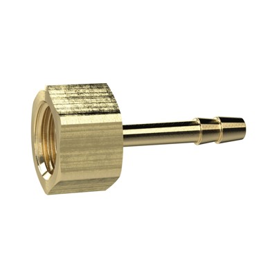RIEGLER® - Aufschraubschlauchtülle, G 3/8", für Schlauch LW 6mm, SW 19, Messing