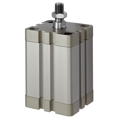 RIEGLER® - Kompaktzylinder, doppeltwirkend, AG, Kolben-Ø32, Hub 55, G 1/8", ISO 21287