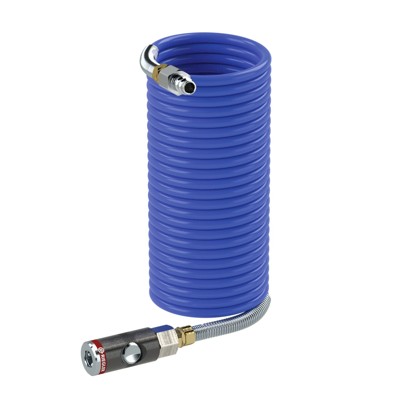 RIEGLER® - Spiralschlauch-Kupplung-Set, Sicherheitskupplung, PA, ø 10x8, 2,5 m