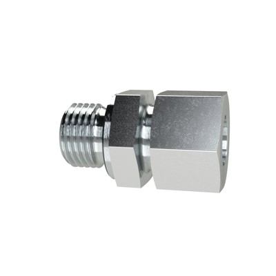 RIEGLER® - Gerade Einschraubverschraubung, G 3/4" A, Rohr-Ø 16, Stahl verzinkt