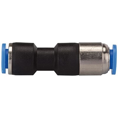 RIEGLER® - Gerade Steckverbindung »Blaue Serie«, selbstabsperrend, Schlauch-Ø 4