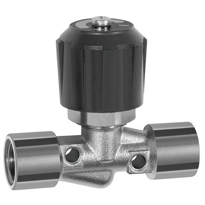 RIEGLER® - Nadelventil, Messing vernickelt, I/I, Rp 1/2", DN 8