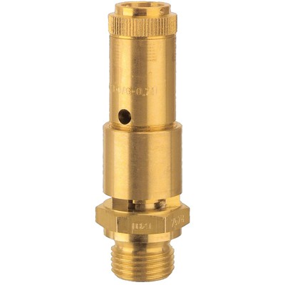 RIEGLER® - Sicherheitsventil DN 10, Messing, G 3/4", Ansprechdruck 4 bar