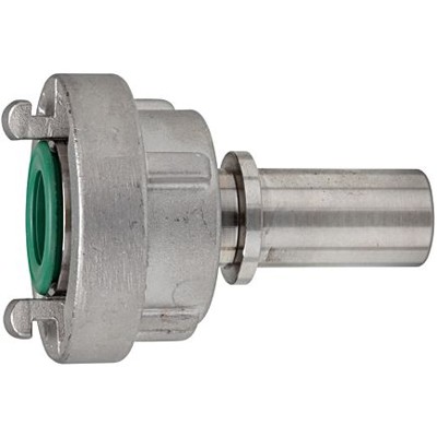RIEGLER® - Storz-Kupplung, Stutzen, Schaleneinband, Alu, Größe 52-C, LW 38