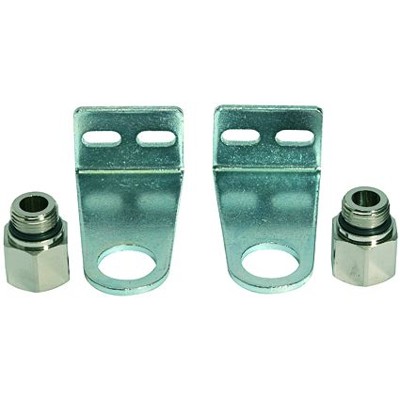 RIEGLER® - Haltewinkelsatz für Wegeventile, Höhe 30,0mm, G 1/8"