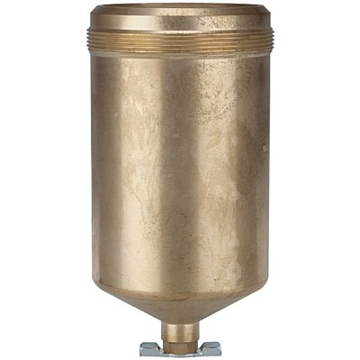 RIEGLER® - Metallbehälter mit Handablassventil für Filter für hohe Drücke bis 40 bar