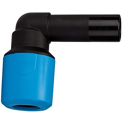 RIEGLER® - Einsteck-Winkelverbinder PP, Stutzen 32mm, Schlauch-Außen-Ø 32