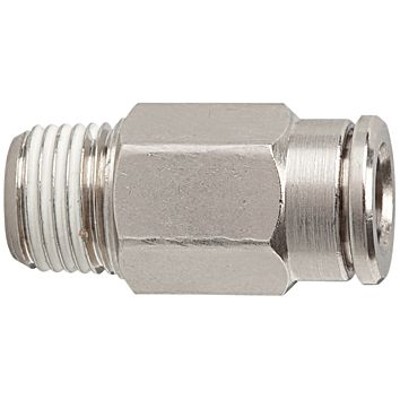 RIEGLER® - Gerade Steckverschraubung »metallica«, R 1/8" A, Schlauch-Ø 4