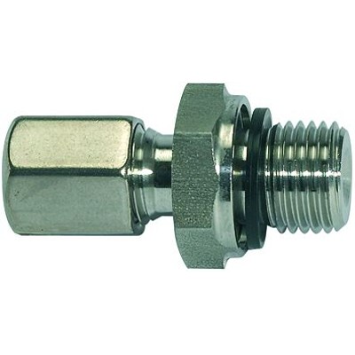 RIEGLER® - Gerade Einschraubverschraubung, G 3/8", Rohr-Außen-Ø 8, Edelstahl 1.4571