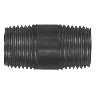 RIEGLER® - Rohrdoppelnippel 23, A/A, R 1/2", Länge 120,0mm, DIN EN 10241