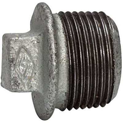 RIEGLER® - Stopfen 290, A, R 1/4", Temperguss schwarz feuerverzinkt