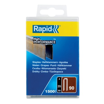 Rapid® - Klammern 90/35mm Stahl (verzinkt, geharzt) 1.500er Pack, 5000126