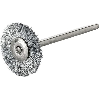 LESSMANN® - Miniatur-Rundbürste Stahldraht gewellt22 x 0,1mm