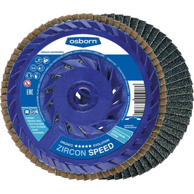 osborn - Fächerschleifscheibe ZIRCON SPEED 125mm K60