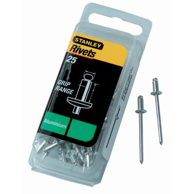 STANLEY® - Aluminiumnieten ø5 x 9,5mm, 15 Stück