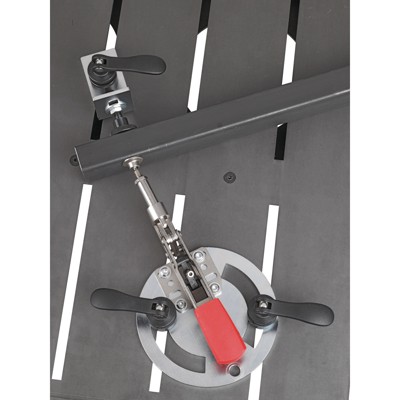 holzkraft® - Adapterplatte rund mit Spanner waagrecht Länge 180mm