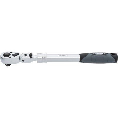 VIGOR® - Teleskop Gelenk-Umschaltknarre ∙ V6612N ∙ 1/2" (12,5mm) Vierkant massiv ∙ 490mm