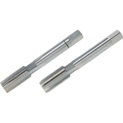 VÖLKEL - Handgewindebohrer 2-teilig Satz LINKS, HSS-G, DIN 5157, G 2"