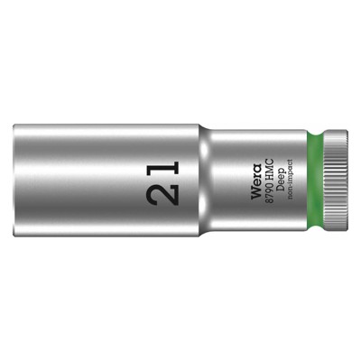 Wera® - 8790 HMC Deep Steckschlüsseleinsatz mit 1/2"-Antrieb, 21 x 83mm