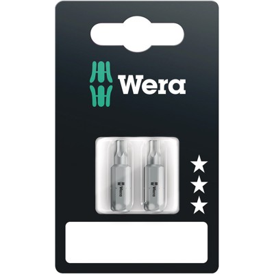 Wera® - 867/1 Z TORX BO Bits mit Bohrung SB, TX 30 x 25 mm, 2-teilig