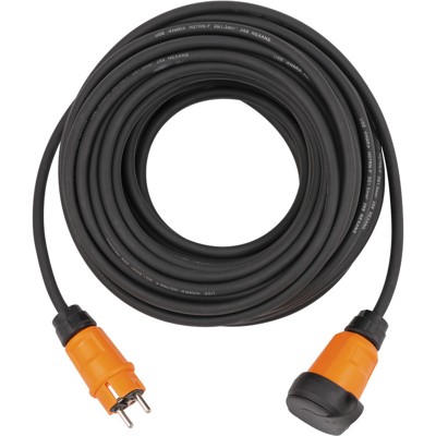 brennenstuhl® - professionalLINE Verlängerungskabel IP44, 25m H07RN-F 3G1,5 Kabel schwarz