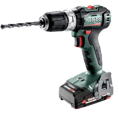 metabo® - Akku-Schlagbohrschrauber SB 18 L BL (602331500), metaBOX 145, 18V 2x2Ah Li-Power + SC 30