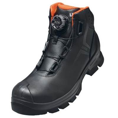 uvex - 2 MACSOLE® Stiefel S3 65322 schwarz/orange, Weite 11, Größe 42
