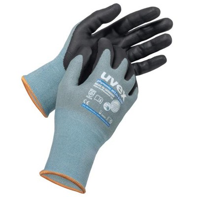 uvex - Montage-/Schnittschutzhandschuh phynomic airLite B ESD 60078, Größe 10