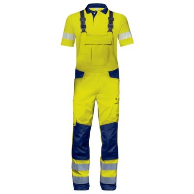 uvex - Latzhose Construction warngelb, Größe 31