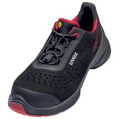 uvex - 1 G2 Halbschuhe S1P 68372 schwarz/rot, Weite 11, Größe 51