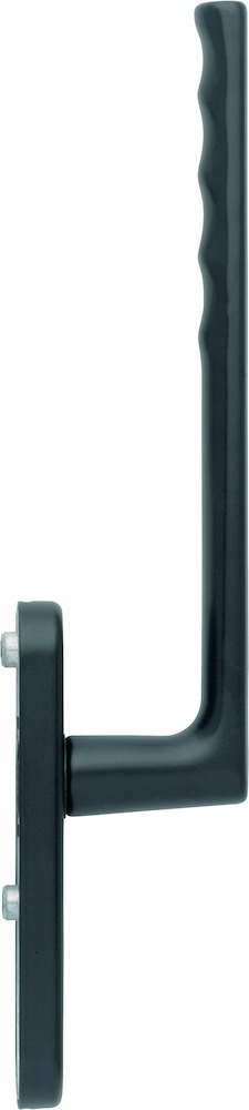 HOPPE® Handhebelgarnitur Hamburg HS-0700/431N-AS, ohne Schrauben, Aluminium, Profilzylinder gelocht