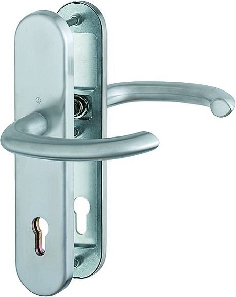 HOPPE® FH AP Schutz-Drückergarnitur mit Langschild Marseille FS-E1138F/3331/3310, Edelstahl, 3965490