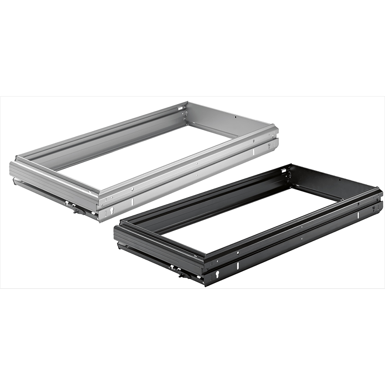 HETTICH Hängeregistraturrahmen Systema Top 2000, 936 x 517 mm, schwarz, 1054424 – Bild 2