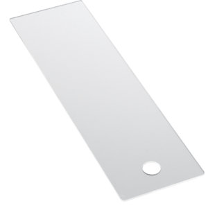 Staubdeckel für Regalkästen, transparent, für LxB 400 x 117 mm, VE 10 Stk.