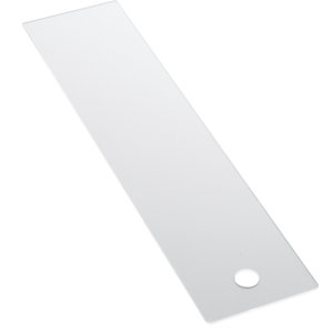 Staubdeckel für Regalkästen, transparent, für LxB 500 x 117 mm, VE 10 Stk.