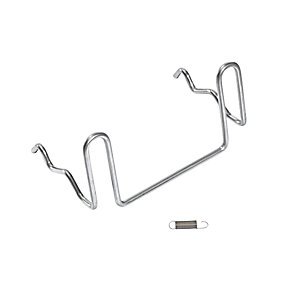 Sicherungsbügel, für Regalkasten, für Breite 234 mm, VE 10 Stk.