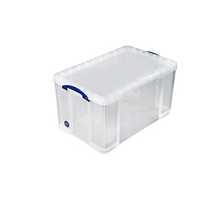 REALLY USEFUL Stapelbox, mit Deckel, Volumen 84 l, LxBxH 710 x 440 x 380 mm.