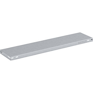 Stahlfachboden, Traglast 125 kg, verzinkt, BxT 1000 x 300 mm.