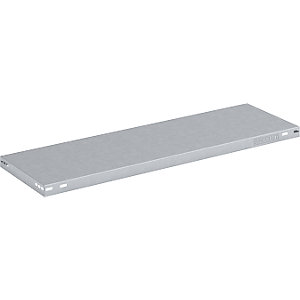 Stahlfachboden, Traglast 125 kg, verzinkt, BxT 1000 x 400 mm.