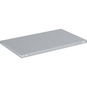 Stahlfachboden, Traglast 125 kg, verzinkt, BxT 1000 x 800 mm.