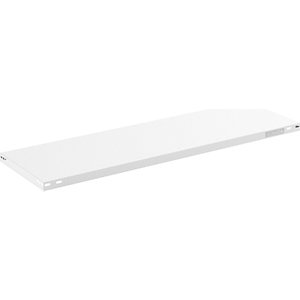 Stahlfachboden, Traglast 125 kg, lichtgrau, BxT 1300 x 500 mm.